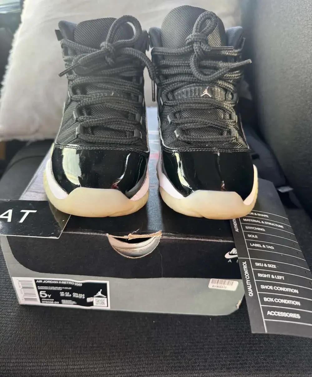 Air Jordan 11 Retro Jubilee 25th Anniversary GS Basketball Shoes